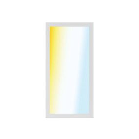 Müller-Licht LED panel Calida CCT hranatý ovládanie 60 x 30 cm, Obývacia izba / jedáleň, kov, plast, 24W, P: 59.5 cm, L: 29.5 cm, K: 5.8cm