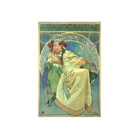 Reprodukcia obrazu Alfons Mucha - Princess Hyazin, 60 x 40 cm