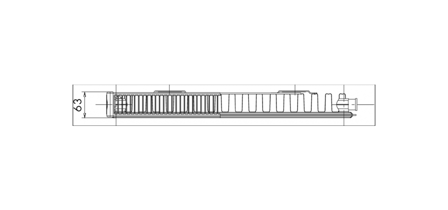 Korado radiátor Radik 11 K 500x2000