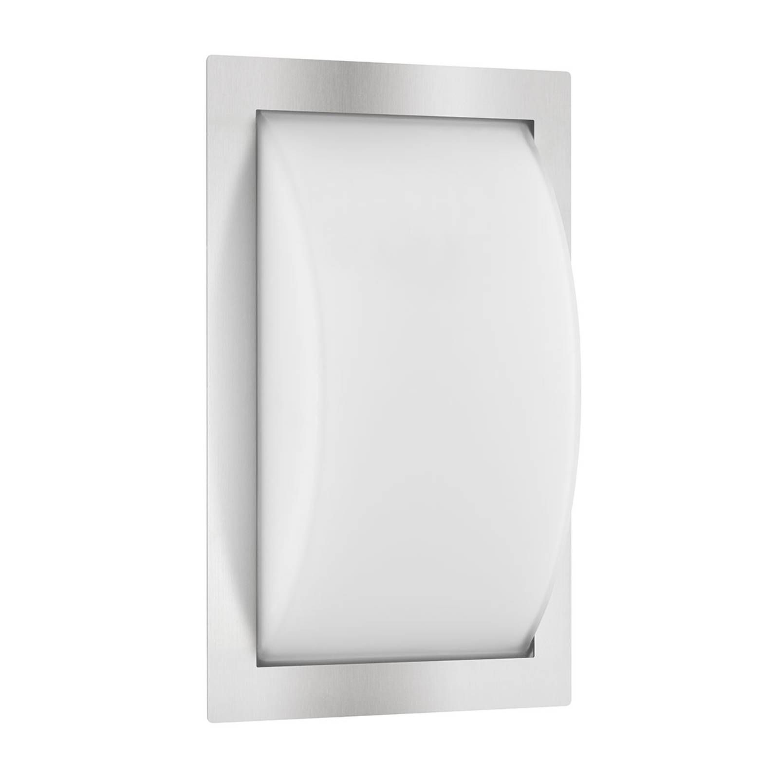 LCD Vonkajšie nástenné svietidlo Ivett E27 oceľ, hliník, ušľachtilá oceľ, opálové sklo, E27, 75W, L: 19.5 cm, K: 31cm