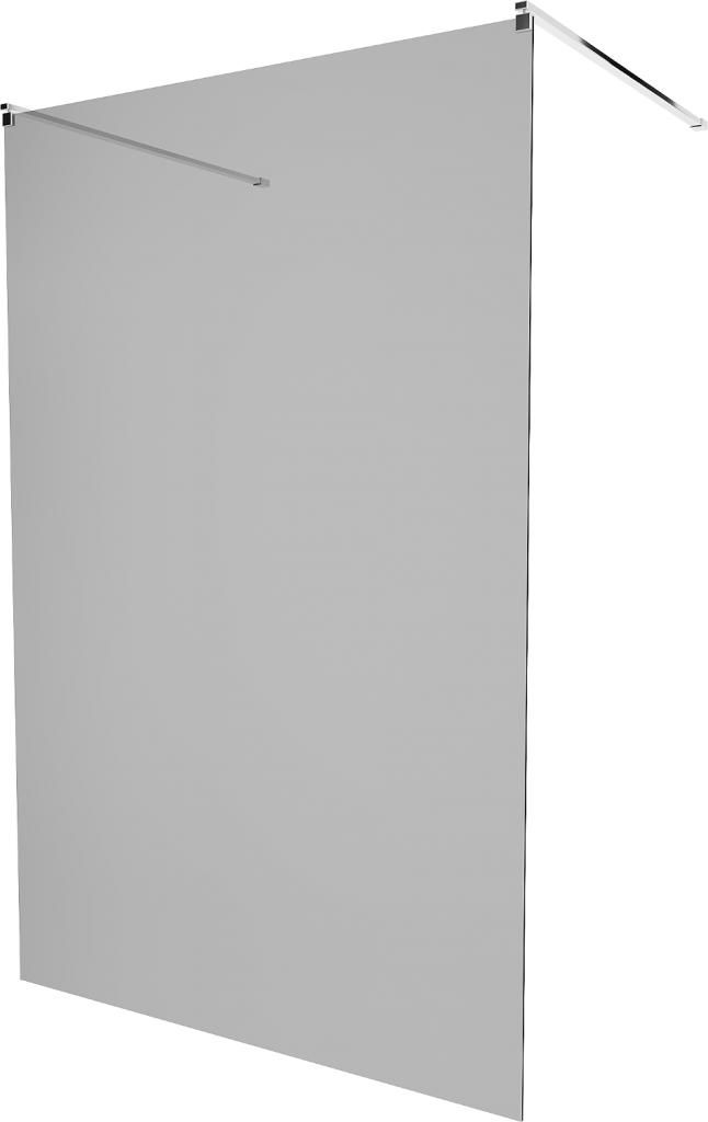 MEXEN/S - KIOTO samostatne stojaca sprchová zástena 100 x 200 cm, grafit, chróm 800-100-002-01-40