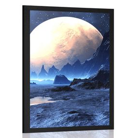 Plagát fantasy krajina - 30x45 black