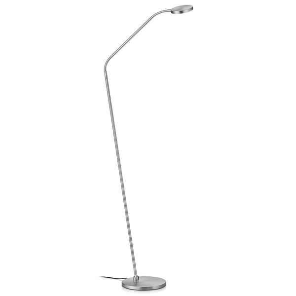 Knapstein Ovládanie gestami – stojaca LED lampa Hestia, Obývacia izba / jedáleň, kov, 10.8W, K: 147cm
