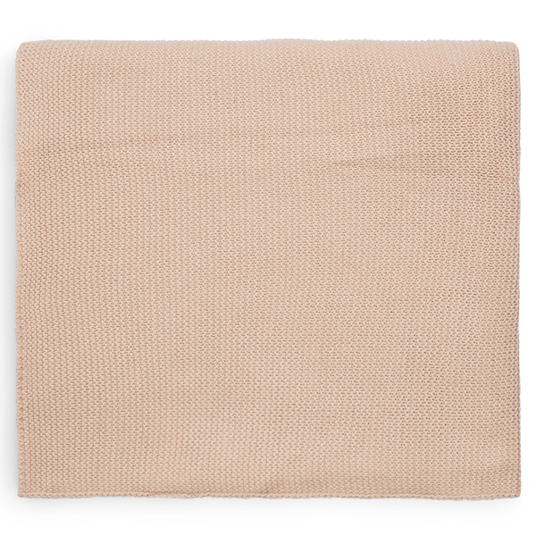 Jollein pletená deka 75x100 cm Basic Knit Pale Pink
