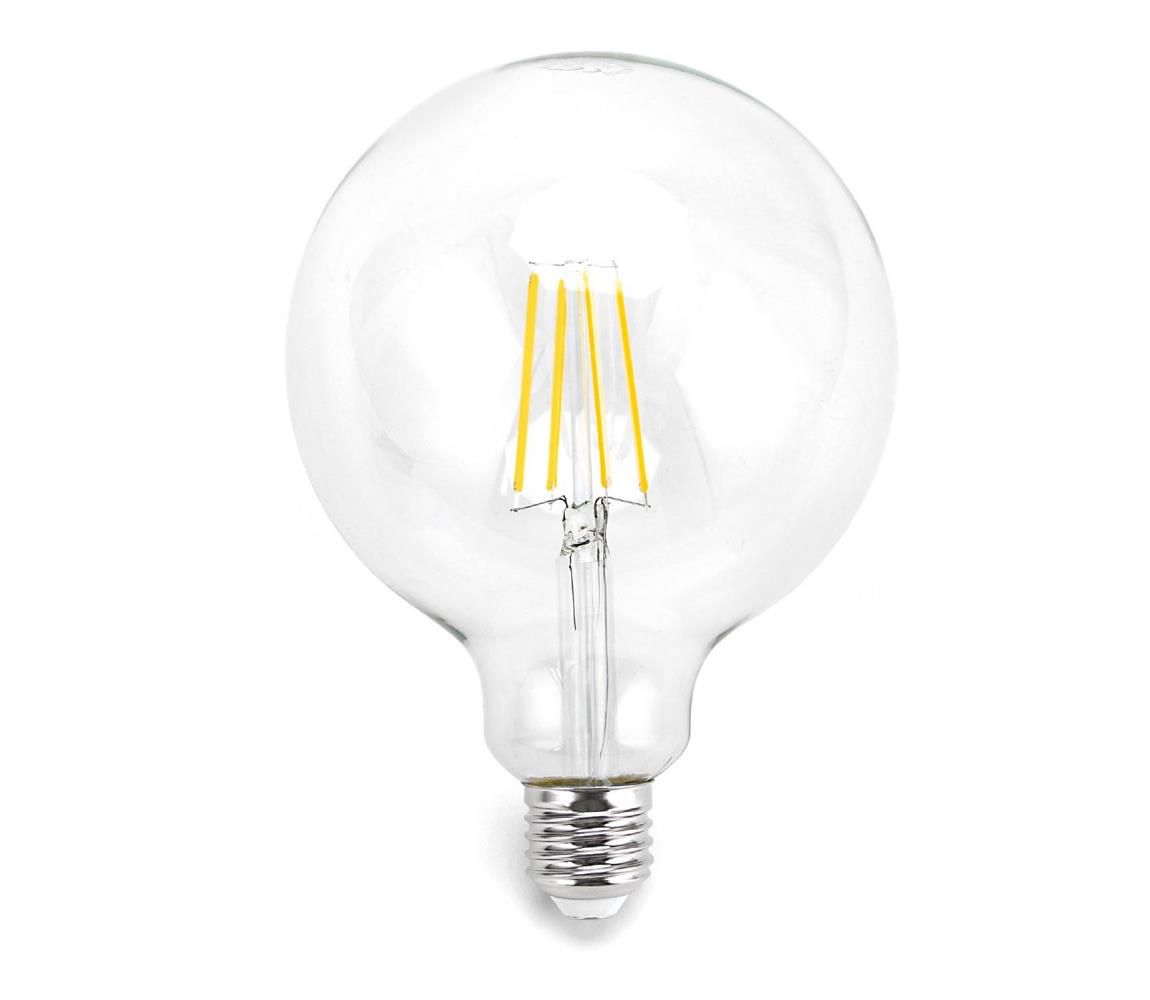 LED Žiarovka FILAMENT G125 E27/8W/230V 2700K - Aigostar