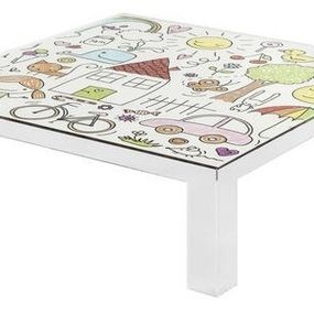 Kartell - Stôl Invisible Table Kids