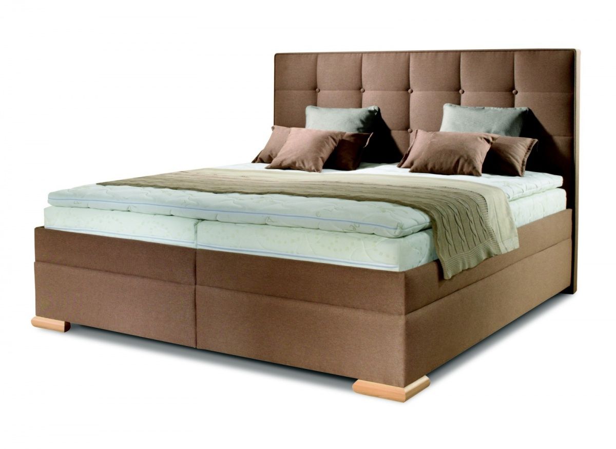 Čalúnená manželská posteľ box spring jameson 160/180x200cm - výber