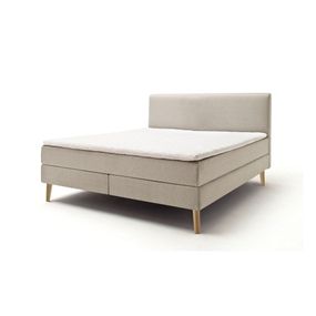 Béžová dvojlôžková posteľ Meise Möbel Greta, 160 x 200 cm