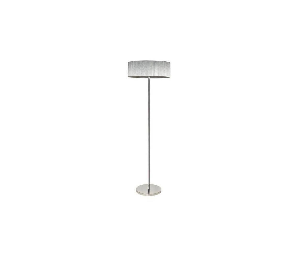 Stojacia lampa SOLO 3xE14/40W/230V šedá/lesklý chróm