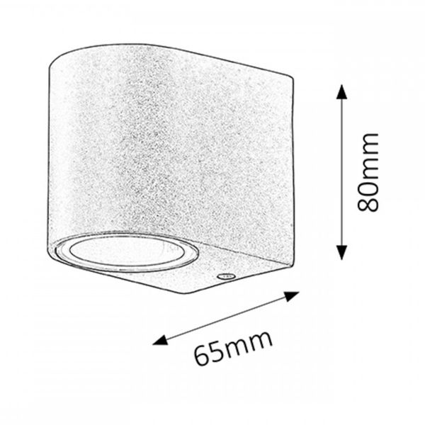 Rabalux 8029 Čile vonkajšie nástenné svietidlo GU10 1x max. 35W