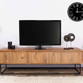 Sofahouse Dizajnový TV stolík Olesia 180 cm vzor orech