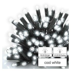 EMOS Profi LED spojovací řetěz problikávající, 10 m, venkovní i vnitřní, studená bílá D2AC03