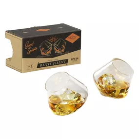 GENTLEMEN'S HARDWARE Pohár na whisky Rocking Whisky Glasses - set 2 ks