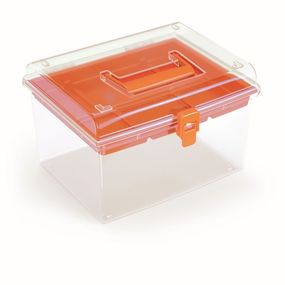 Plastový organizér Nuf High 24,5x21,4x15,8 cm oranžový