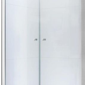 MEXEN - Texas zavesené sprchové dvere 90 cm, transparent, chróm 880-090-000-01-00