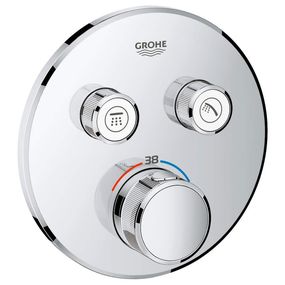 Grohe Grohtherm SmartControl - Termostatická sprchová podomietková batéria, 2 ventily, chróm 29119000