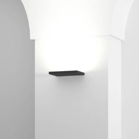 Rotaliana CM2 Mini nástenné svetlo 2 700 K čierna, Obývacia izba / jedáleň, hliník, 15W, L: 16 cm, K: 2cm