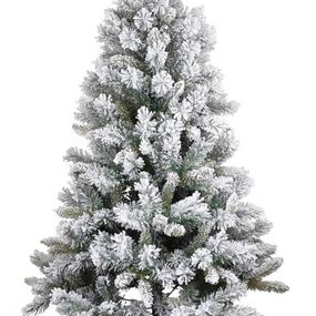 Stromček MagicHome Vianoce Harry, jedľa zasnežená, 150 cm