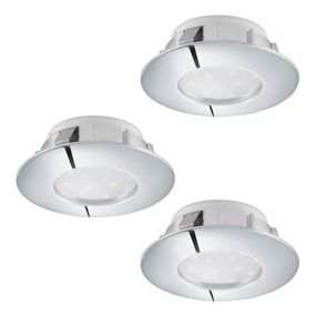 Eglo 95815 - SADA 3x LED podhľadové svietidlo PINEDA 1xLED/6W/230V