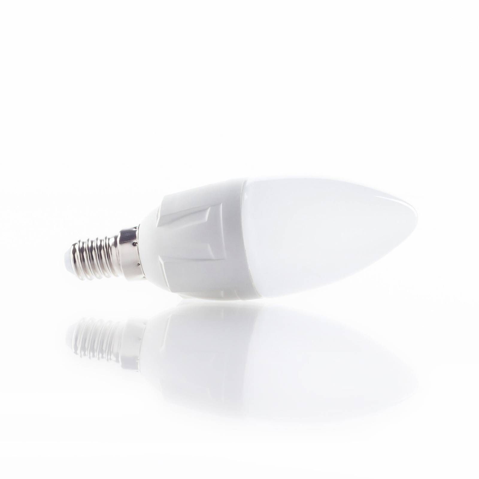 Lindby LED sviečková žiarovka E14 4, 9W 830 470lm sada 3ks, plast, E14, 4.9W, Energialuokka: F, P: 10.8 cm
