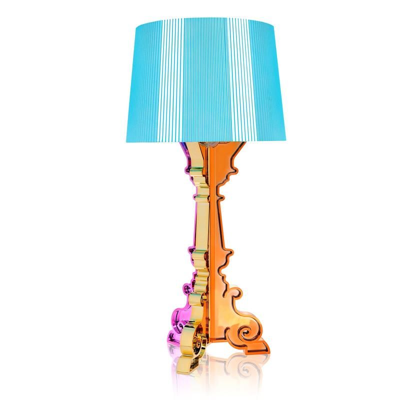 Kartell - Stolná lampa Bourgie Metal - tyrkysová