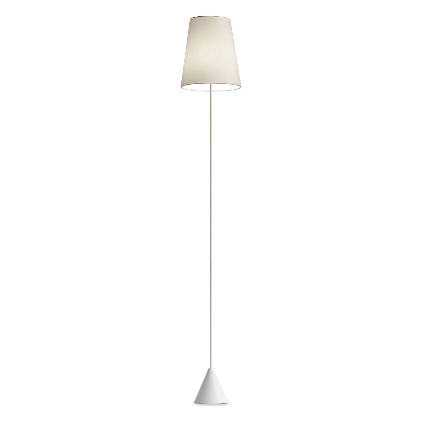 Modo Luce Lucilla stojaca Ø 30 cm biela/slonovina, Obývacia izba / jedáleň, kov, bavlna, E27, 70W, K: 180cm