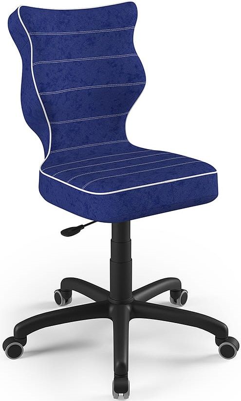 ENTELO detská stolička PETIT BLACK 4 VS06 modrá