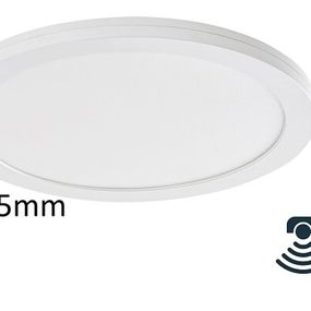 Rabalux 1491 Sonnet stropné/zápustné svietidlo 2v1 LED 225mm 18W/1500lm 4000K s pohybovým senzorom biela