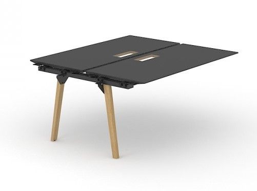 NARBUTAS - Dvojmiestny prídavný stôl NOVA WOOD HPL 140x144 cm