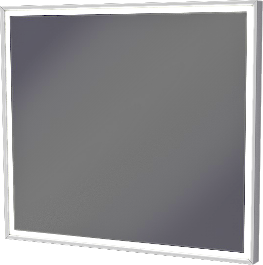 Zrkadlo v ráme Villago 800x700x43 LED - Príplatok za inú RAL farbu, matná
