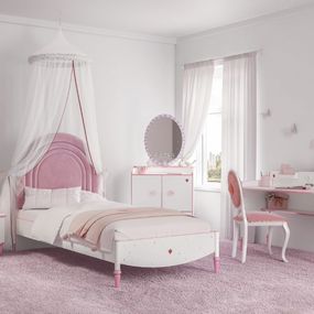 Dievčenská izba ii susy - biela/ružová