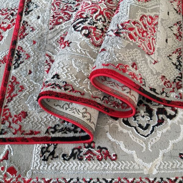 DomTextilu Elegantný koberec červenej farby vo vintage štýle 54499-234211
