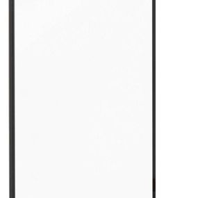 MEXEN/S - KIOTO Sprchová zástena WALK-IN 110x200 cm 8 mm, čierna, čierny profil 800-110-101-70-70