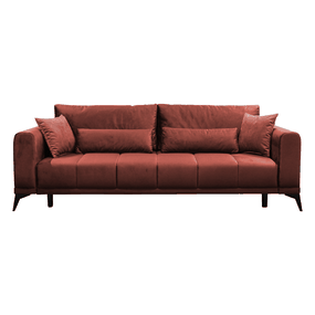 Rozkladacia pohovka, terakota, GRACE BIG SOFA