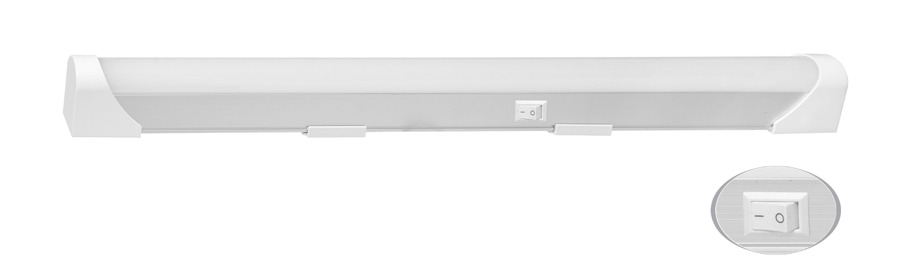 Kuchynské LED svietidlo 24W, 2200lm, 150cm, strieborné