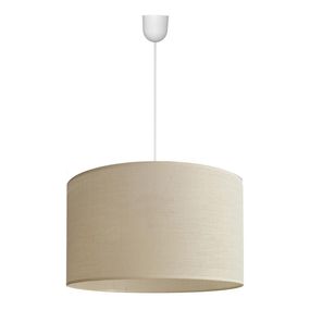 Luster na lanku ALBA 1xE27/60W/230V pr. 45 cm béžová