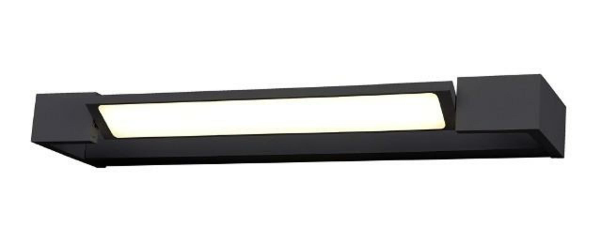 LED Koupelnové nástěnné svítidlo AZzardo Dali 45 3000K black AZ2892 12W 1440lm 3000K IP44 45cm černé