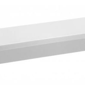 SAPHO - ABELINE polica Rockstone 800mm, 2 otvory, biela matná AE802-0101