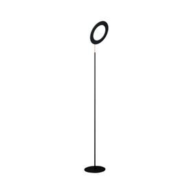ICONE Vera stojacia LED lampa, 927, čierna, Obývacia izba / jedáleň, hliník, 25.2W, K: 190cm
