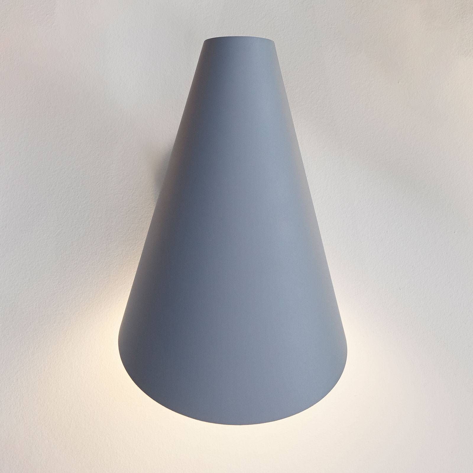 Vibia I.Cono 0720 nástenné svietidlo, 28 cm, modré, Spálňa, polykarbonát, zamak, E14, 6W, K: 28cm