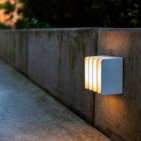 LUTEC 5289401469 GRIDY exteriérové nástenné svietidlo LED 14,5W/700lm 3000K IP54 biela