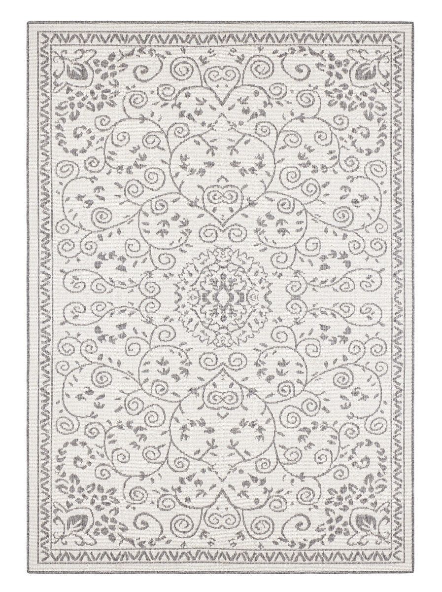 NORTHRUGS - Hanse Home koberce Kusový koberec Twin Supreme 103866 Grey / Cream - 120x170 cm