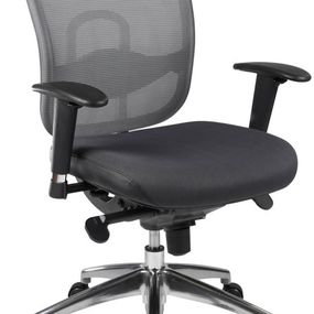 ANTARES kancelárská stolička OKLAHOMA sivá bez podhlavníka