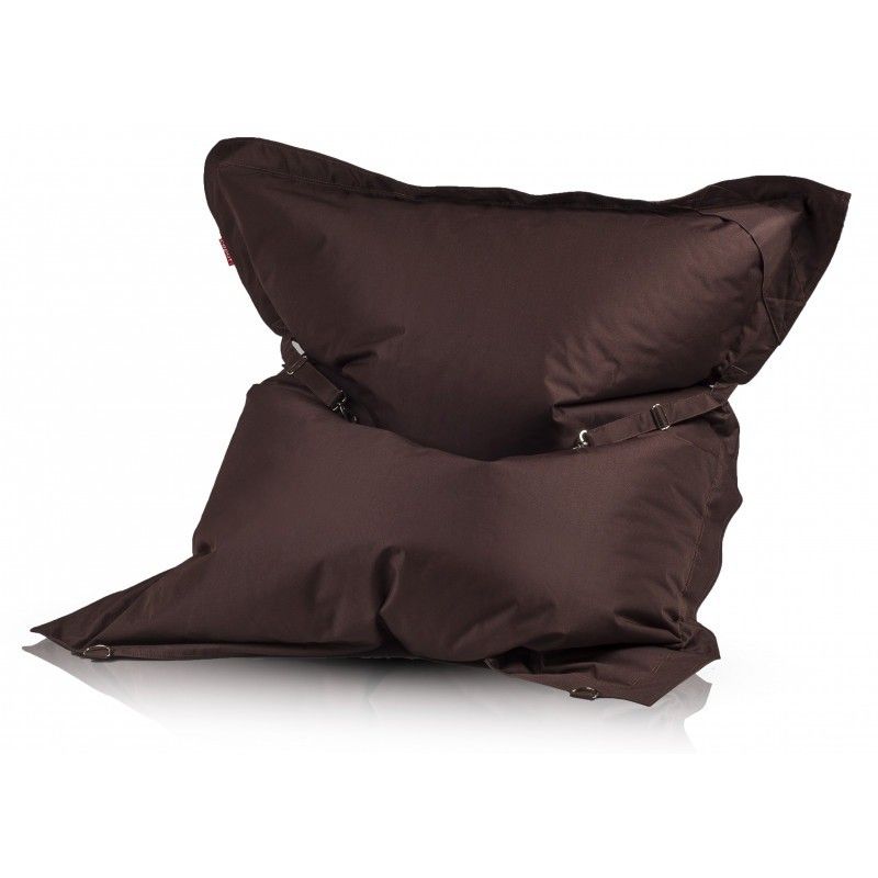 EF2037 Ecopuf Sedací vankúš ECOPUF - Pillow CLASSIC polyester NC15 - Tmavo hnedá