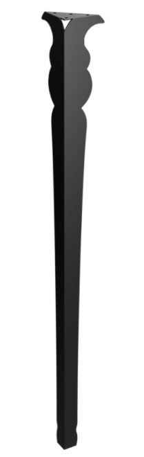 RMP Stolová noha Klio 90 cm čierna NOHA023/90
