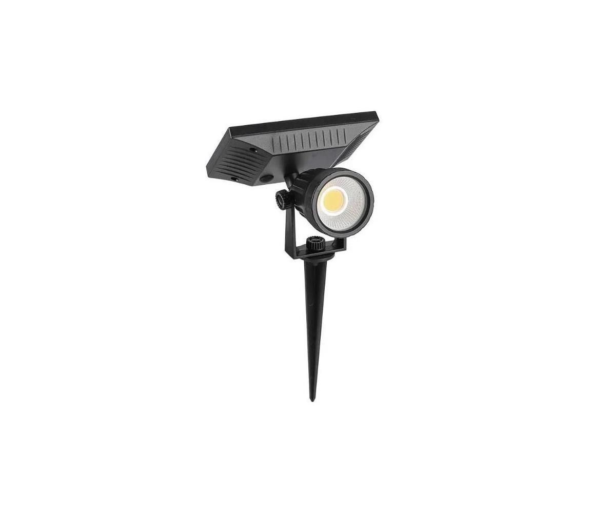 LED Solárne svietidlo SPIKE LED/2W/5,5V IP65 3000K