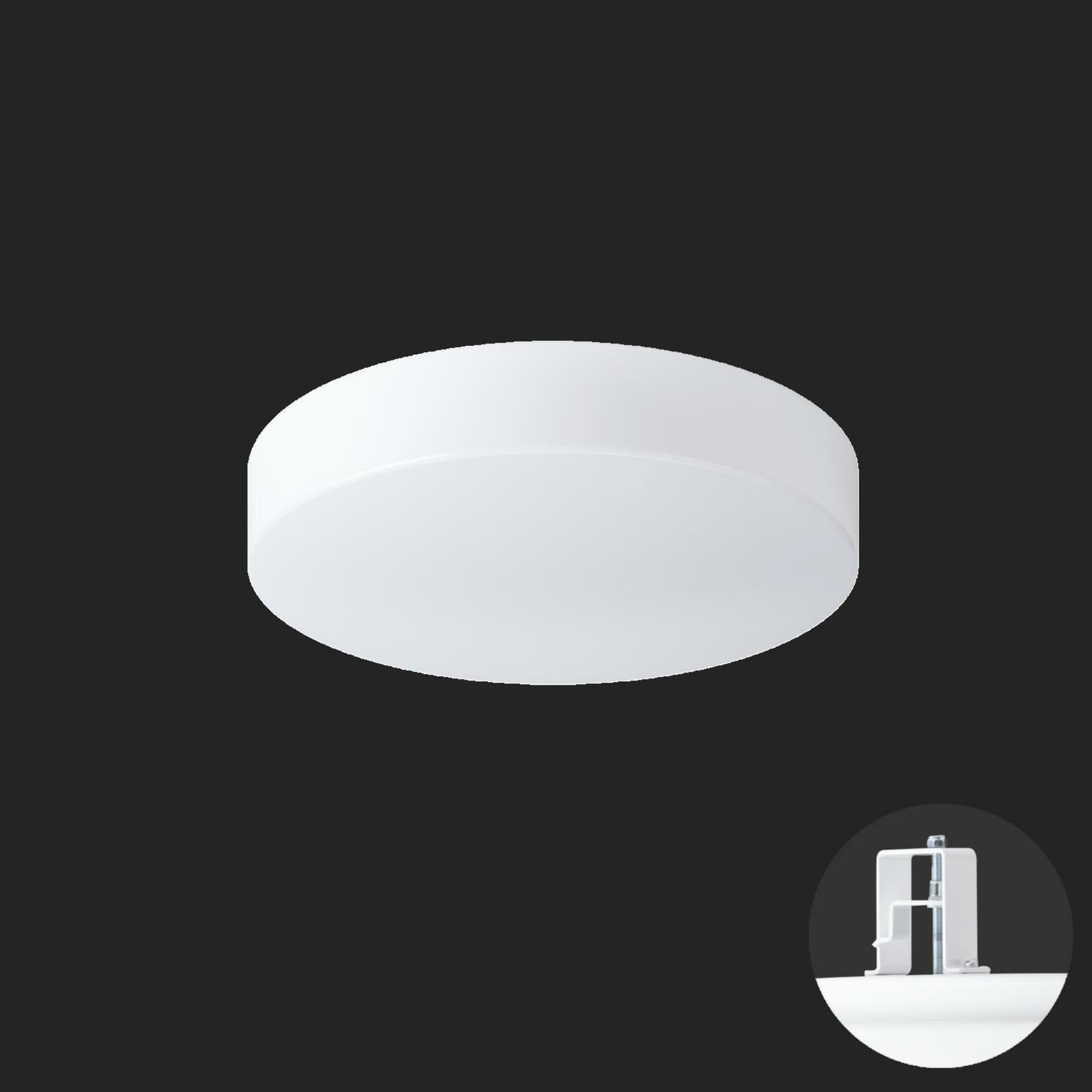 OSMONT 65571 DELIA V1 stropní/nástěnné plastové polovestavné svítidlo bílá IP44 4000 K 14W LED HF