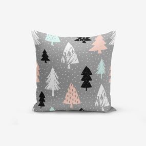 Obliečka na vankúš s prímesou bavlny Minimalist Cushion Covers Grey Background Agac, 45 × 45 cm