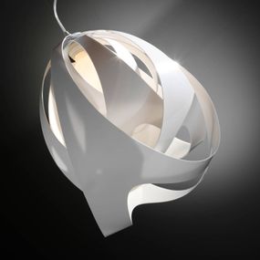 Slamp Goccia di Luce závesná lampa, biela, Obývacia izba / jedáleň, Opalflex, E27, 24W, K: 43cm