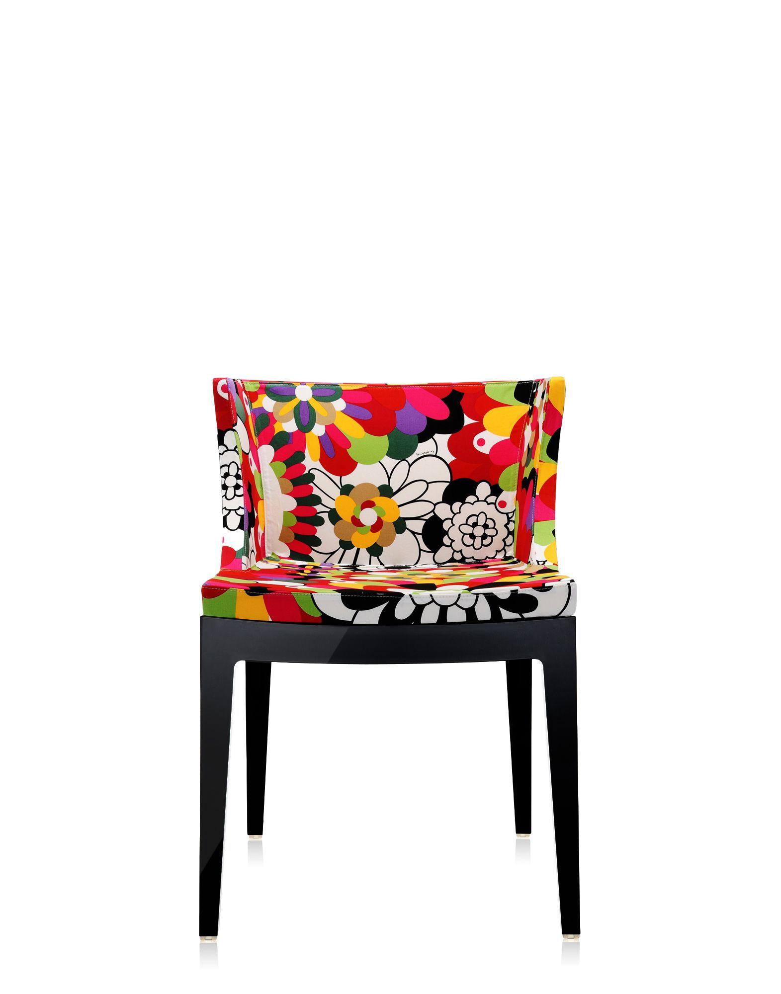 Kartell - Stolička Mademoiselle Missoni - červená, čierna